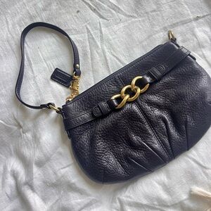 Coach leather wristlet